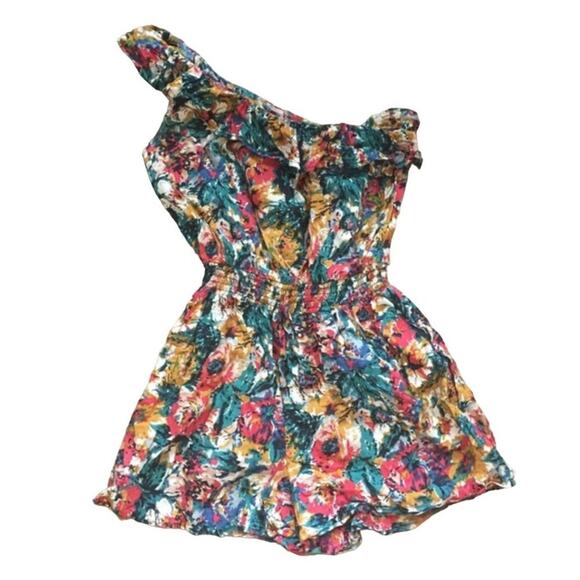 Fire los angeles Beautiful print romper Women's Size Small extremely stretchy wa - Picture 8 of 8